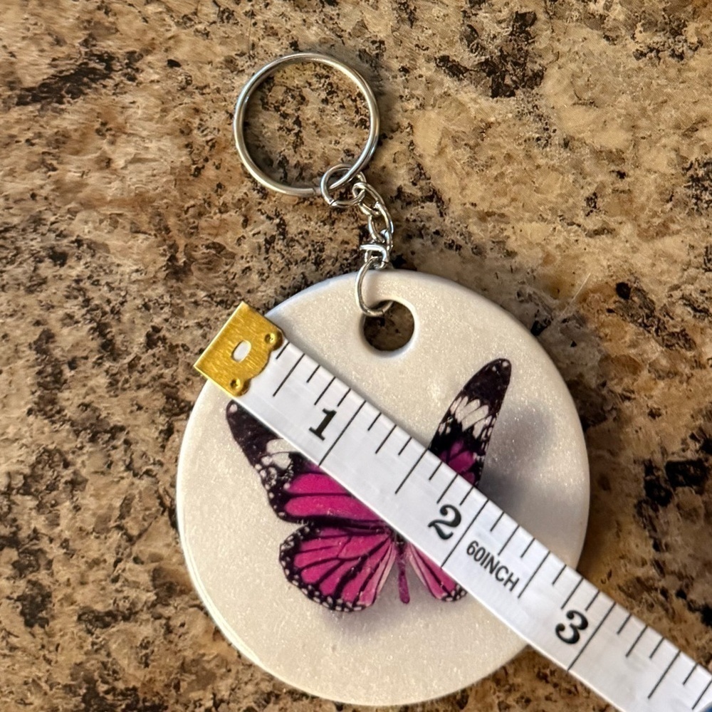 ❤️Handcrafted Butterfly Keychain - Picture 4 of 4